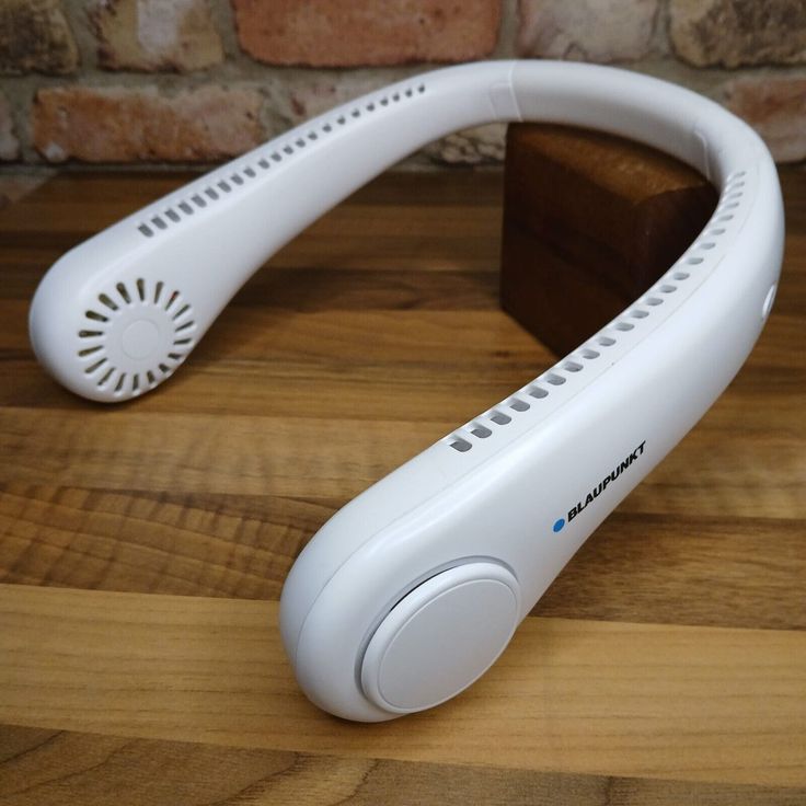 Blaupunkt Cordless Neck Fan Stay Cool Sleek Design - White