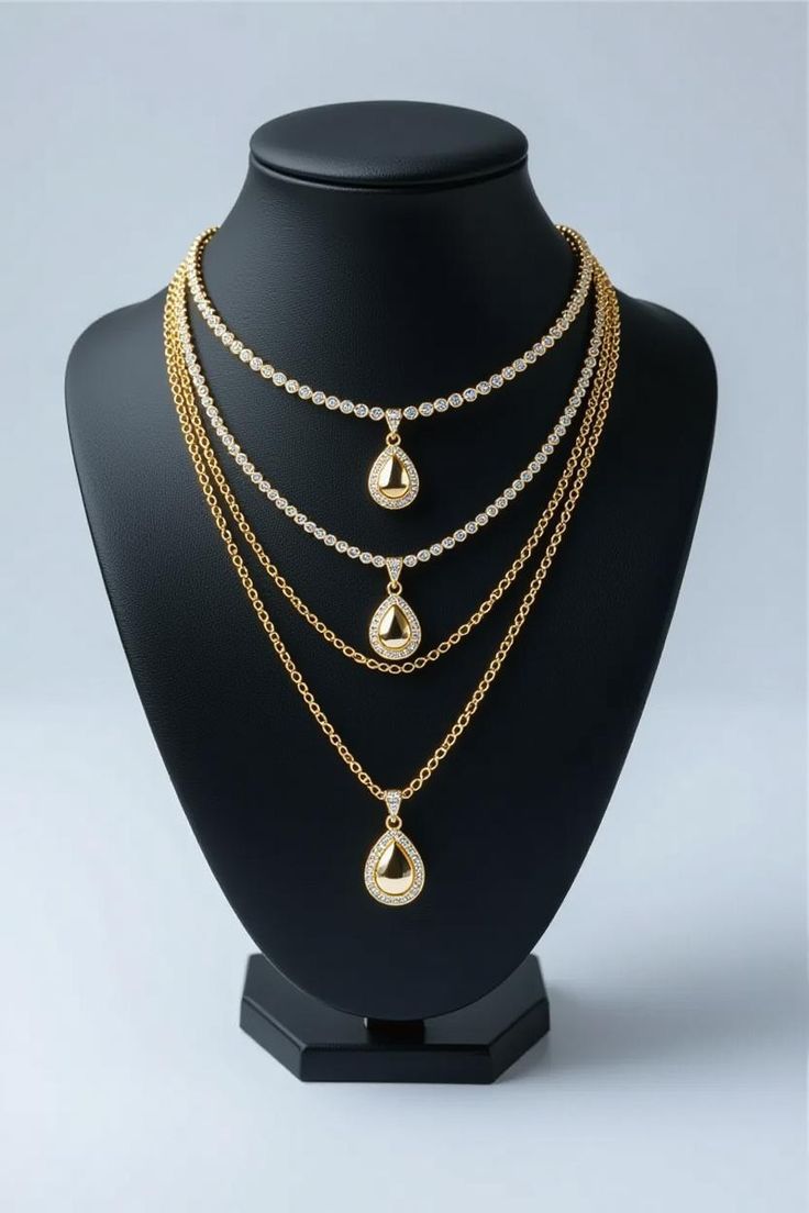3SET Gold Necklace